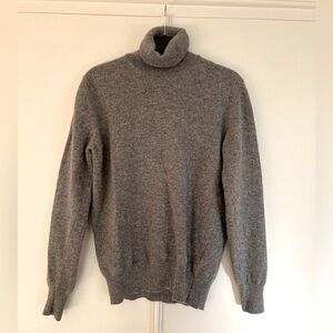 Department Five Merino Wool Charcoal Gray Turtleneck Sweater
